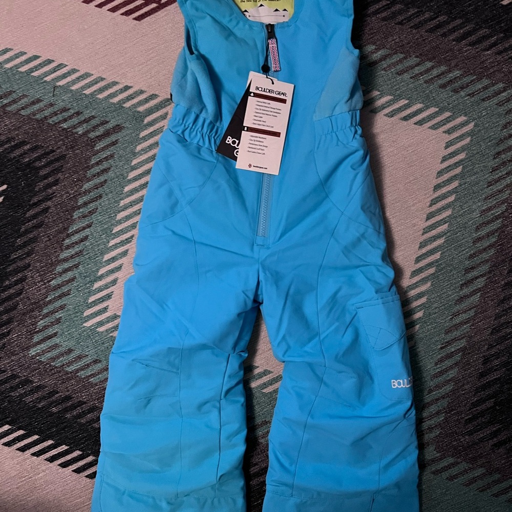 Boulder Gear Blue Snow Bib